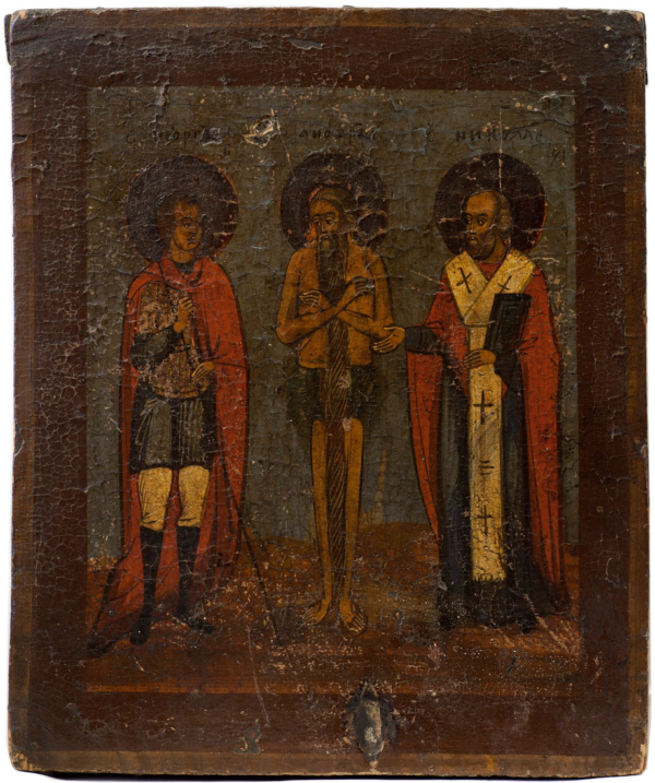 St. George, St. Onuphrius, St. Nicholas
